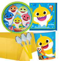 Baby Shark 8 Guest Large Deluxe Tableware Pack
