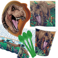 Dinosaur Jurassic World 8 Guest Deluxe Tableware Party Pack