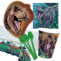 Dinosaur Jurassic World 8 Guest Deluxe Tableware Pack