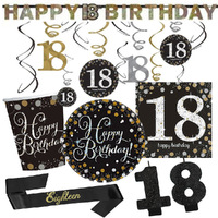 18th Birthday Sparkling Celebration 8 Guest Party Pack