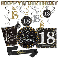 18th Birthday Celebration 8 Guest Party Pack