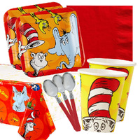 Dr Seuss 16 Guest Deluxe Tableware Party Pack