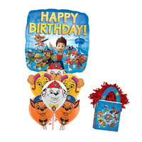 Paw Patrol Birthday Balloon Party Pack With Balloon Weight 