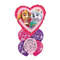 Paw Patrol Girl Heart Shaped Skye & Everest Balloon Party Pack