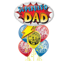 Fathers Day Superhero Dad Balloon Party Pack