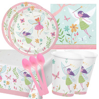 Fairy Forest 16 Guest Deluxe Tableware Party Pack