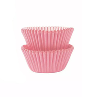 Mini New Pink Cupcake Cases Baking Cups 100 Pack