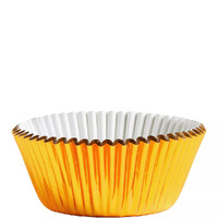 Gold Foil Cupcake Cases Baking Cups 24 Pack