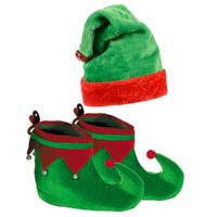 Christmas Adult Elf Hat & Shoes Bundle Pack