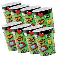 Game On Gaming 8 Guest Favour Cup Party Pack