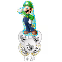 Super Mario Brothers Luigi SuperShape Balloon Party Pack