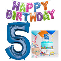 5th Birthday Balloon Party Pack