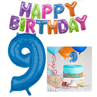 9th Birthday Balloon Party Pack
