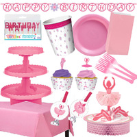 Ballerina Princess Pink Birthday Girl Party Pack 