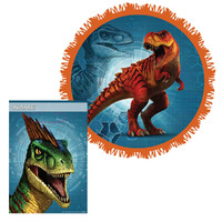 Jurassic World Dinosaur Expandable Pinata & Loot Bag 8 Guest Birthday Party Pack