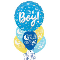 It's A Boy Twinkle Little Star Balloon Party Pack