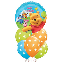 Winnie the Pooh Bear & Friends Happy Birthday Balloon Party Pack