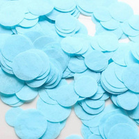 Baby Blue Tissue Paper Confetti Pieces 3.8cm Approx 25g Pack