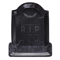 Halloween Pick Your Poison Tombstone Paper Plates 8 Pack