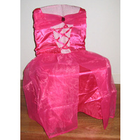 Pink Princess Chair Cover Dress 1 Each