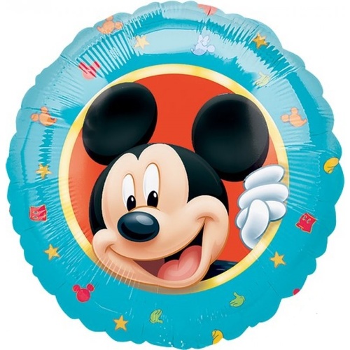 Mickey Mouse Portrait Round Foil Balloon