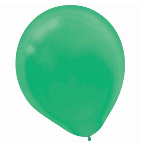 Festive Green Latex Balloons 72 Pack 