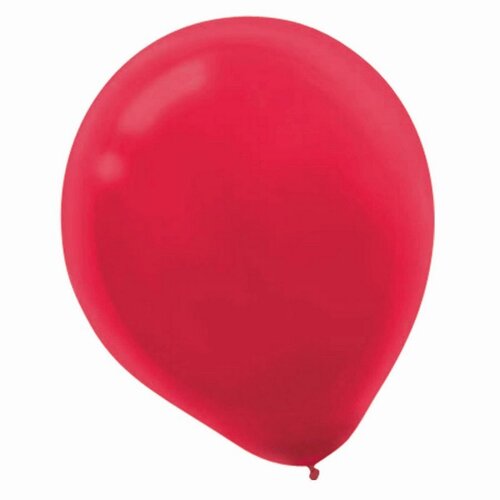 Apple Red Latex Balloons 15 Pack