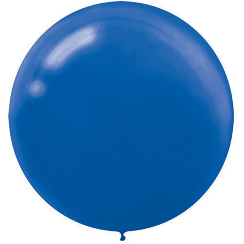 Bright Royal Blue 60cm Latex Balloons 4 Pack