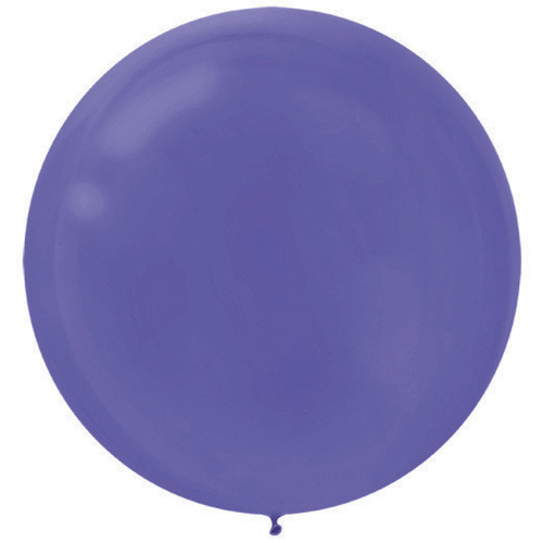 New Purple 60cm Latex Balloons 4 Pack