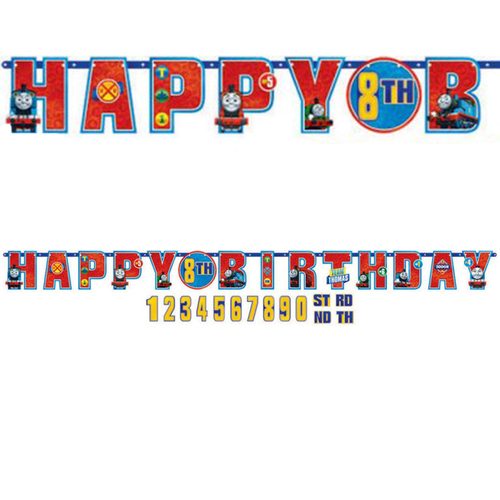 Thomas The Tank Engine Jumbo Add-An-Age Letter Banner 