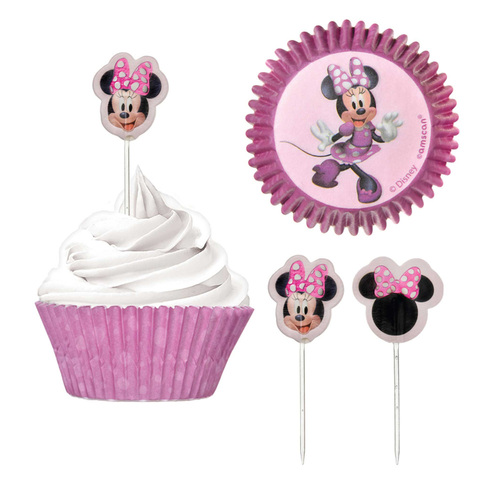 Minnie Mouse Forever Cupcake Cases & Picks Set 