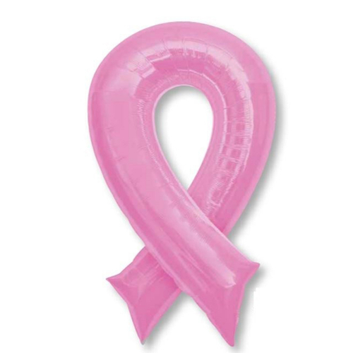 Pink Ribbon SuperShape Foil Balloon