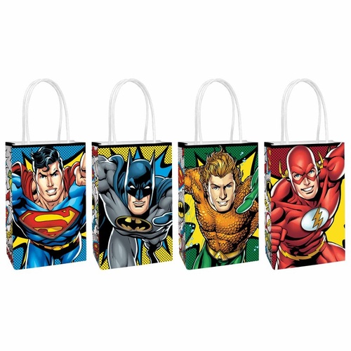 Justice League Heroes Unite Create Your Own Kraft Bags 8 Pack