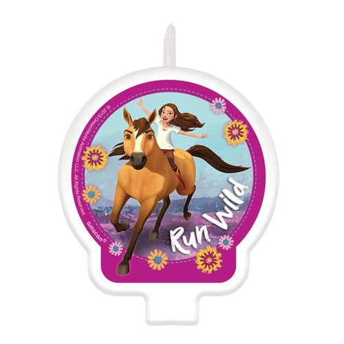 Spirit Ride Free Birthday Candle