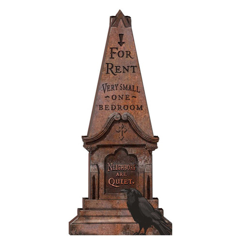 Halloween Large Tombstone Styrofoam Decoration