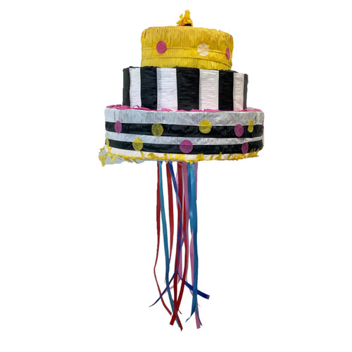 Birthday Cake 3D Shape Empty Pinata
