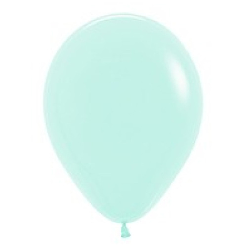 Pastel Matte Green Latex Balloons 25 Pack