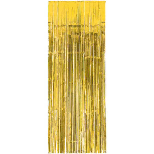Hollywood Gold Metallic Foil Door Curtain 