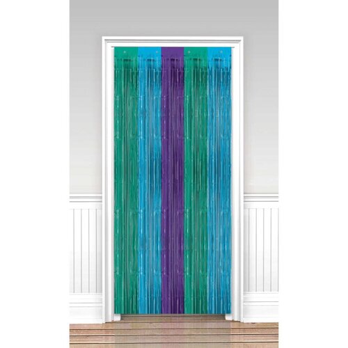 Sparkling Sapphire Metallic Door Curtain Decoration