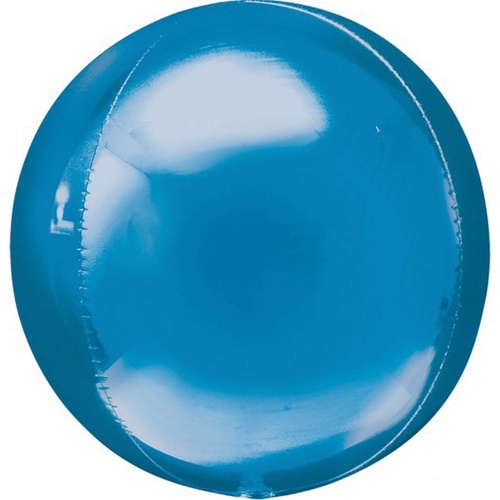 Australia Day Blue Round Orbz Foil Blue Balloon