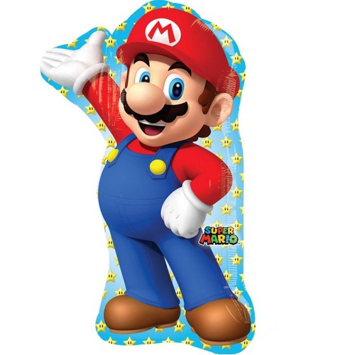 Super Mario Brothers SuperShape Foil Balloon