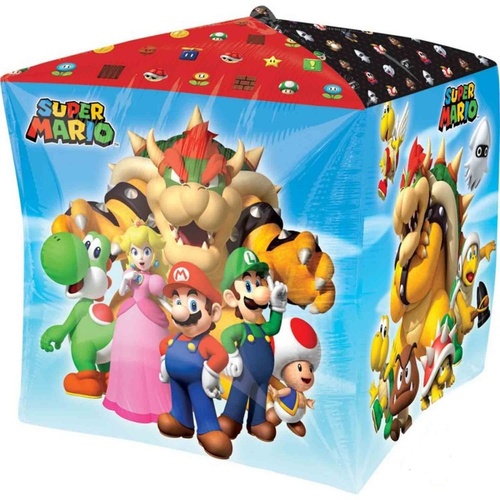 Super Mario Brothers UltraShape Cube Foil Balloon