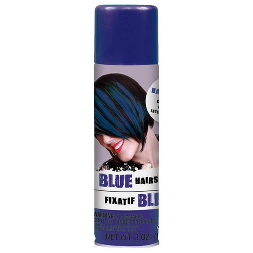 Hair Spray Blue 85g Can - Crazy Hair day