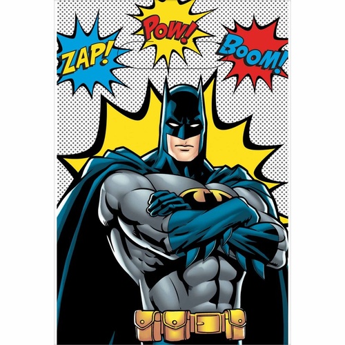 Batman Heroes Unite Plastic Loot Bags 8 Pack 