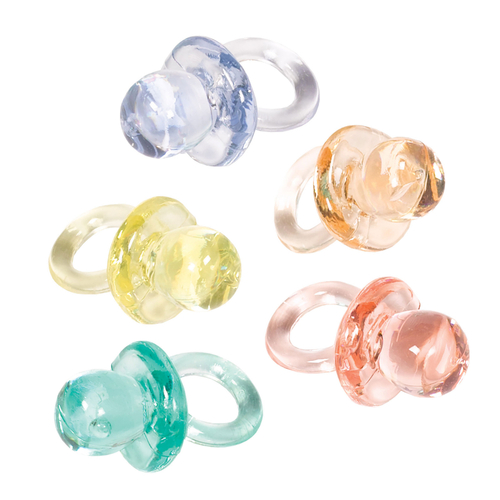 Baby Shower Mini Pacifier Dummy Favours 24 Pack (3cm Approx)