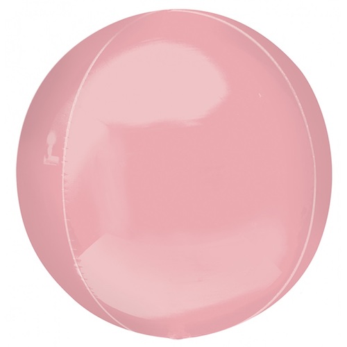 Pastel Pink Orbz XL Round Foil Balloon