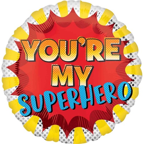 Superhero Party You're My Superhero Foil Balloon  