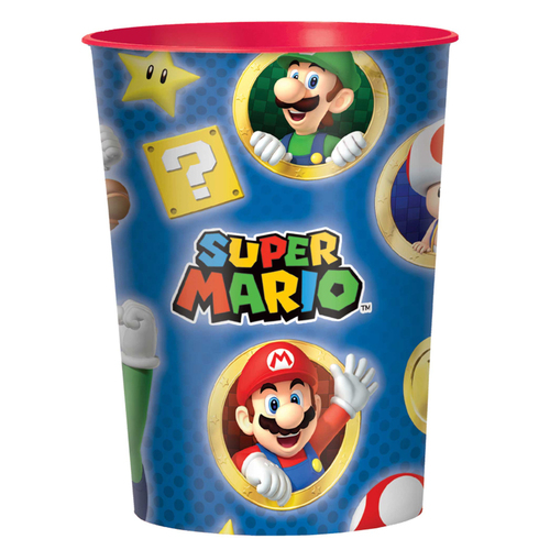 Super Mario Brothers Plastic Favour Cup x1