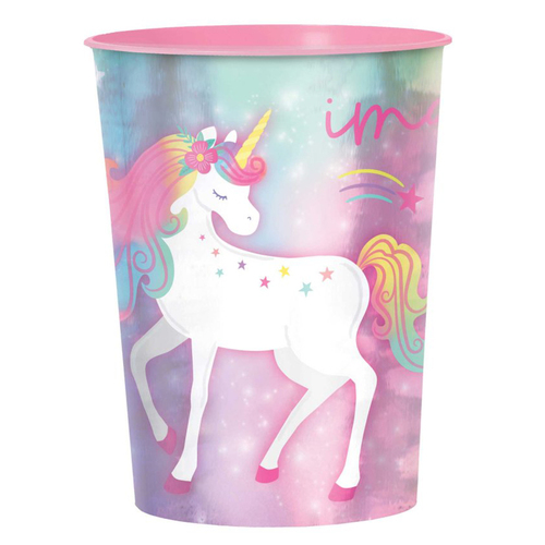 Enchanted Unicorn Plastic Favour Cup x1