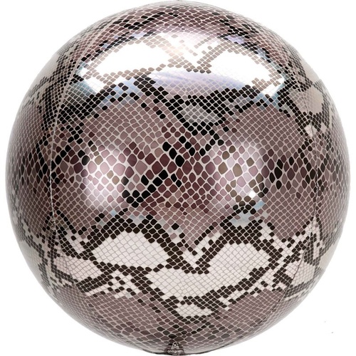 Snake Skin Orbz XL Foil Round Balloon